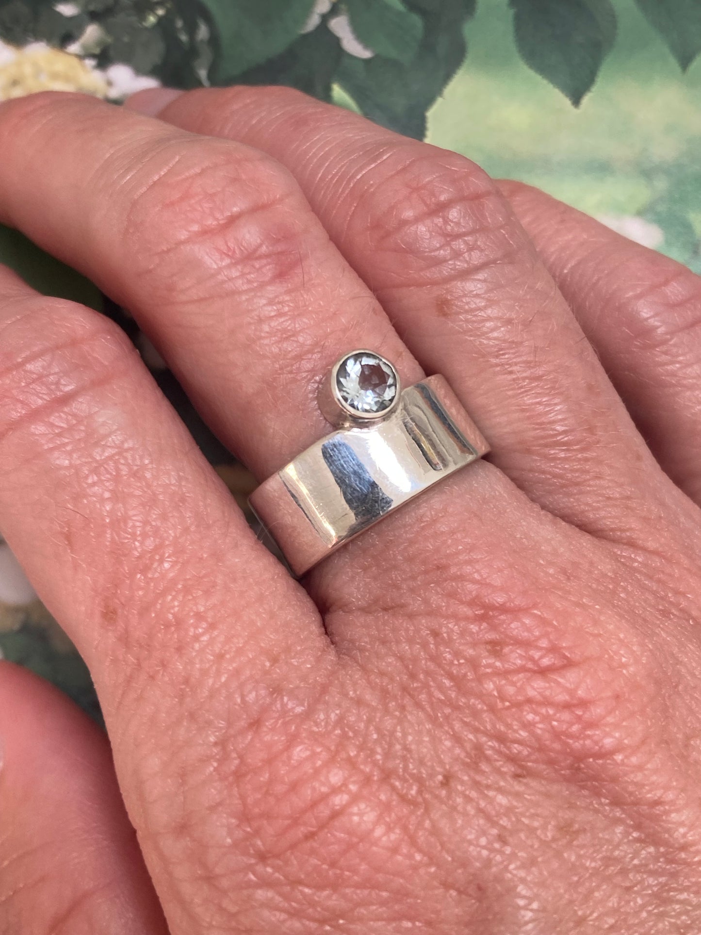 Aquamarine ring