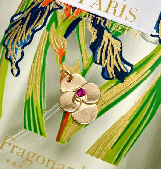 Hydrangea necklace